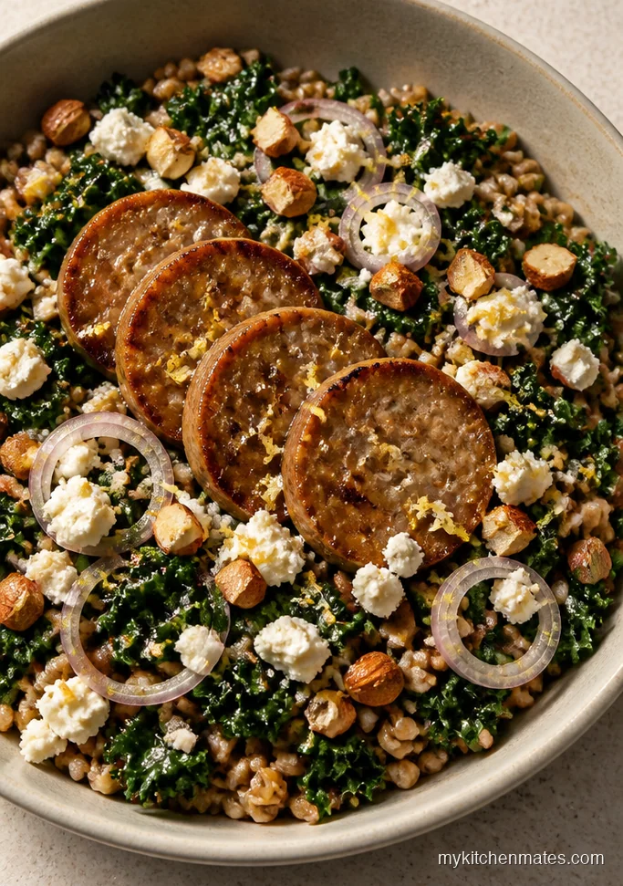13 Chicken Apple Sausage Recipes for Busy Weeknights Chicken Apple Sausage and Kale Grain Bowl