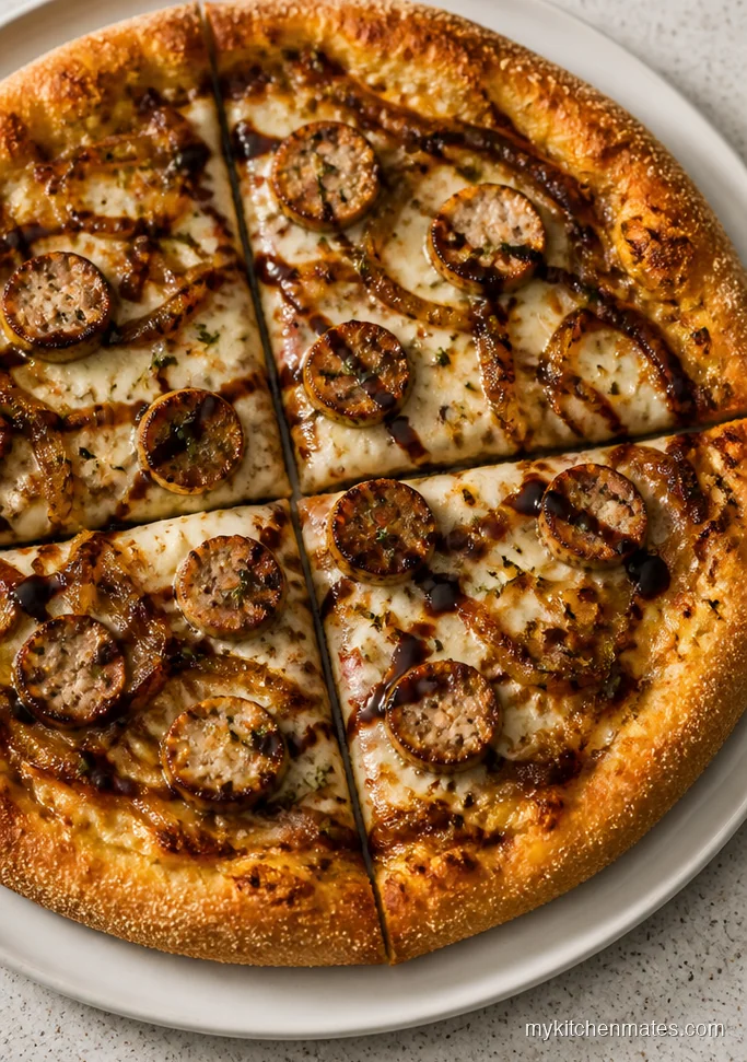 13 Chicken Apple Sausage Recipes for Busy Weeknights Chicken Apple Sausage Pizza with Caramelized Onions