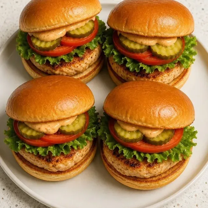 Chicken Breast Burgers