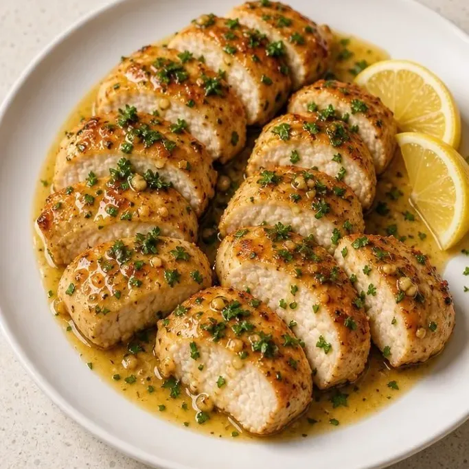 Quick Pan-Seared Chicken Breast Tenderloins with Lemon Butter Chicken Breast Tenderloin