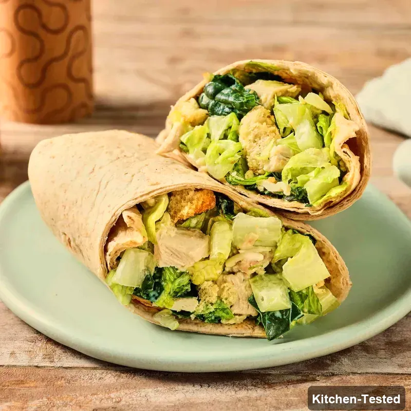Chicken Caesar Salad Wraps chicken caesar salad wraps