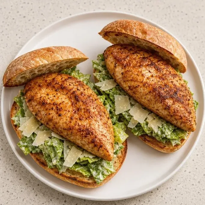 30-Minute Chicken Caesar Sandwich Chicken Caesar Sandwich