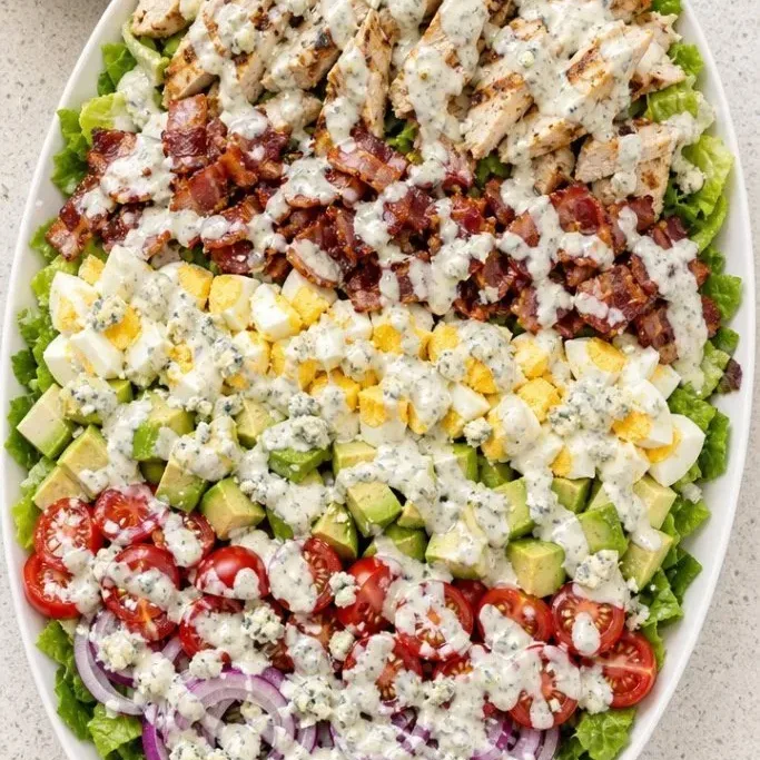 Chicken Cobb Salad with Crisp Bacon and Blue Cheese Chicken Cobb Salad