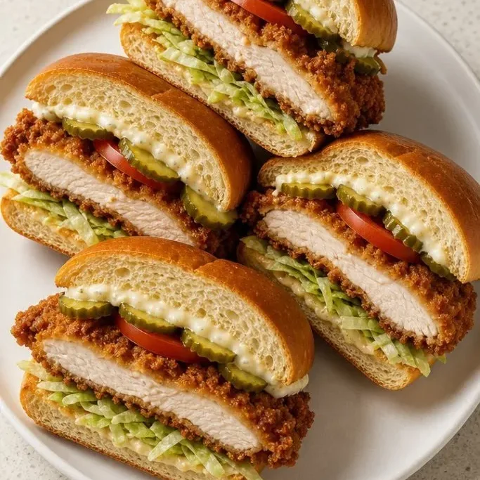 Crispy Chicken Cutlet Sandwich in 30 Minutes Chicken Cutlet Sandwich