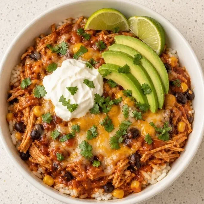 30-Minute Chicken Enchilada Bowl Chicken Enchilada Bowl