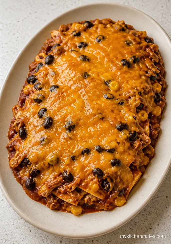 13 Chicken Thigh Casserole Recipes That Make Cozy Dinners Easy Chicken Enchilada Casserole