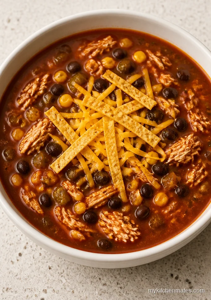 Chicken Enchilada Crockpot Soup