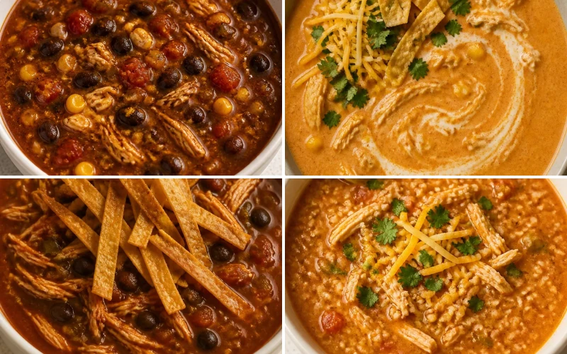 12 Chicken Enchilada Soup Recipes for Weeknight Cravings 12 Chicken Enchilada Soup Recipes for Weeknight Cravings