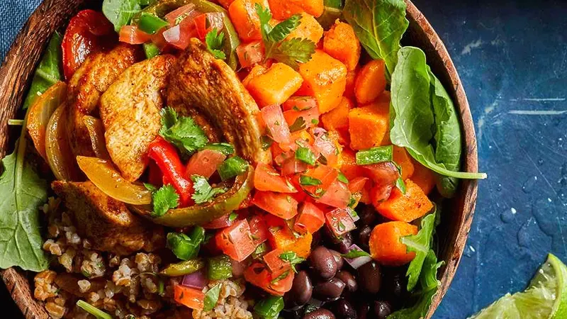 Chicken Fajita Bowls Food photo of Chicken Fajita Bowls