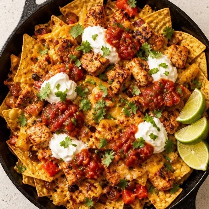 Chicken Fajita Nachos