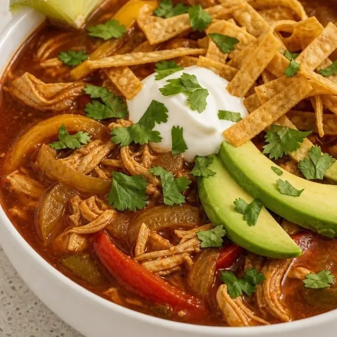 Chicken Fajita Soup