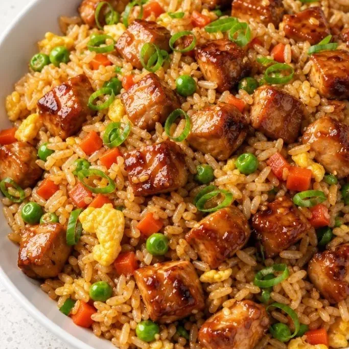 Chicken Fried Rice with Teriyaki Chicken