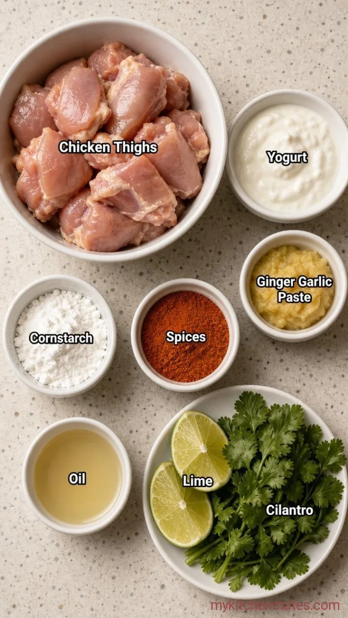 20-Minute Indian Chicken Fry (Spicy, Crispy & Weeknight Dinner) Ingredients