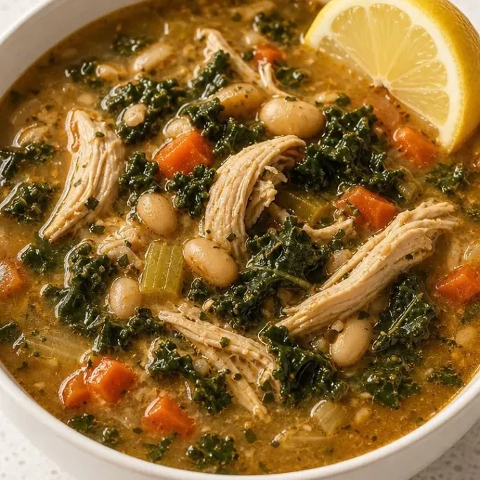 Hearty Chicken Kale Soup Chicken Kale Soup