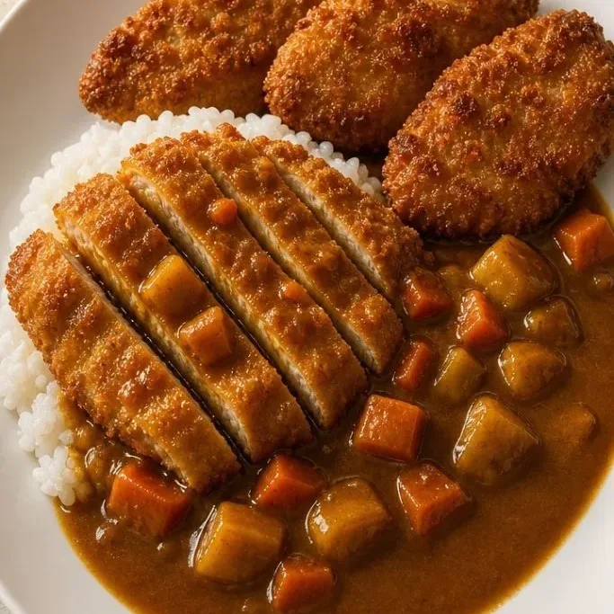 Crispy Chicken Katsu Curry with Rich Japanese Curry Sauce Chicken Katsu Curry