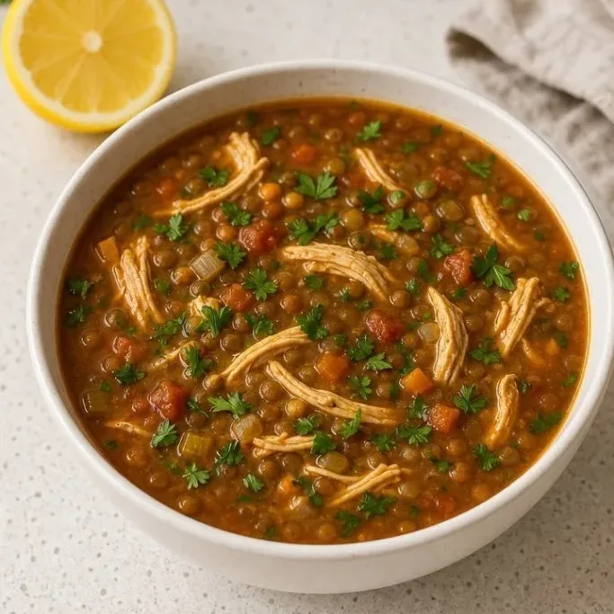 One-Pot Chicken Lentil Soup Chicken Lentil Soup