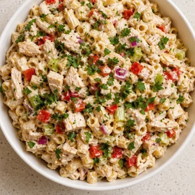 My Go-To Creamy Chicken Macaroni Salad Chicken Macaroni Salad