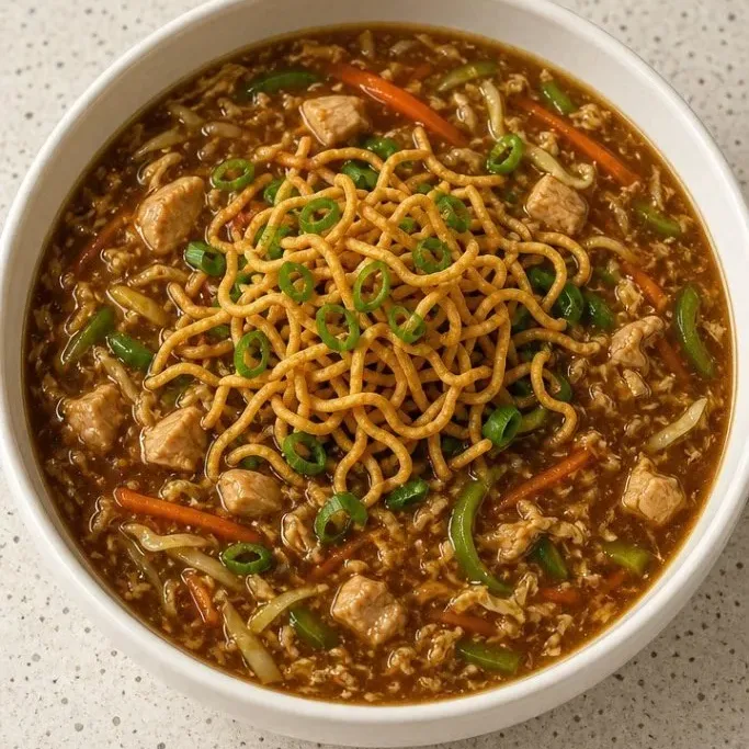30-Minute Chicken Manchow Soup Chicken Manchow Soup