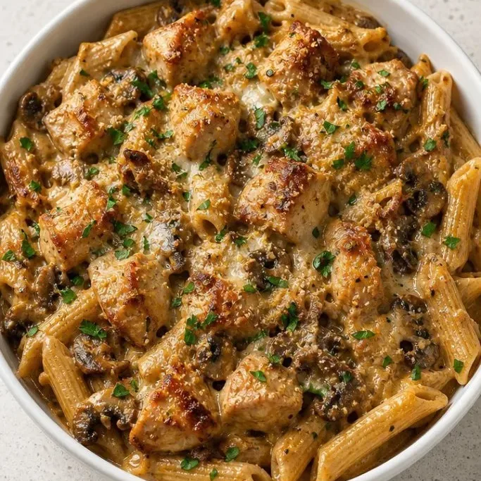 Creamy One-Dish Chicken Marsala Casserole Chicken Marsala Casserole