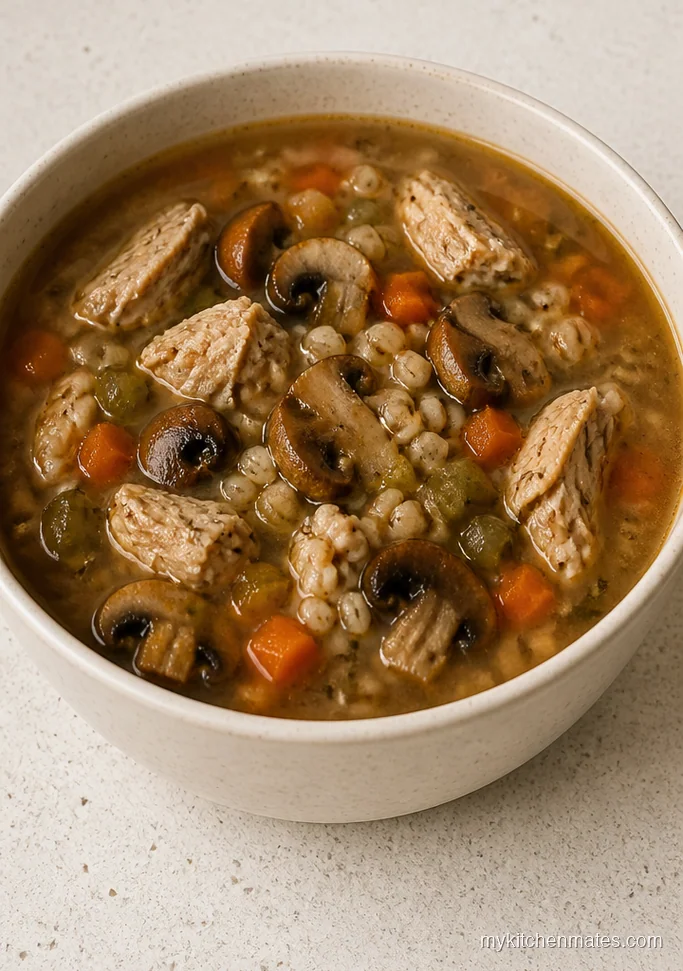 13 Chicken Mushroom Soup Recipes for Cozy Weeknights Chicken Mushroom Barley Soup