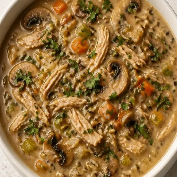 Chicken Mushroom Wild Rice Soup