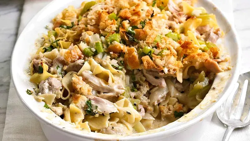 Comforting Chicken-Noodle Casserole Food photo of Chicken-Noodle Casserole