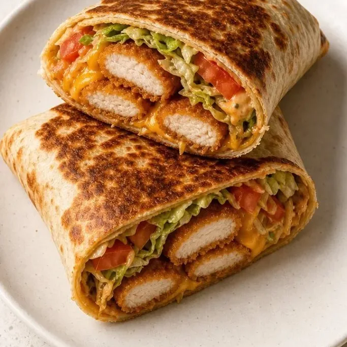 20-Minute Chicken Nugget Wrap Chicken Nugget Wrap