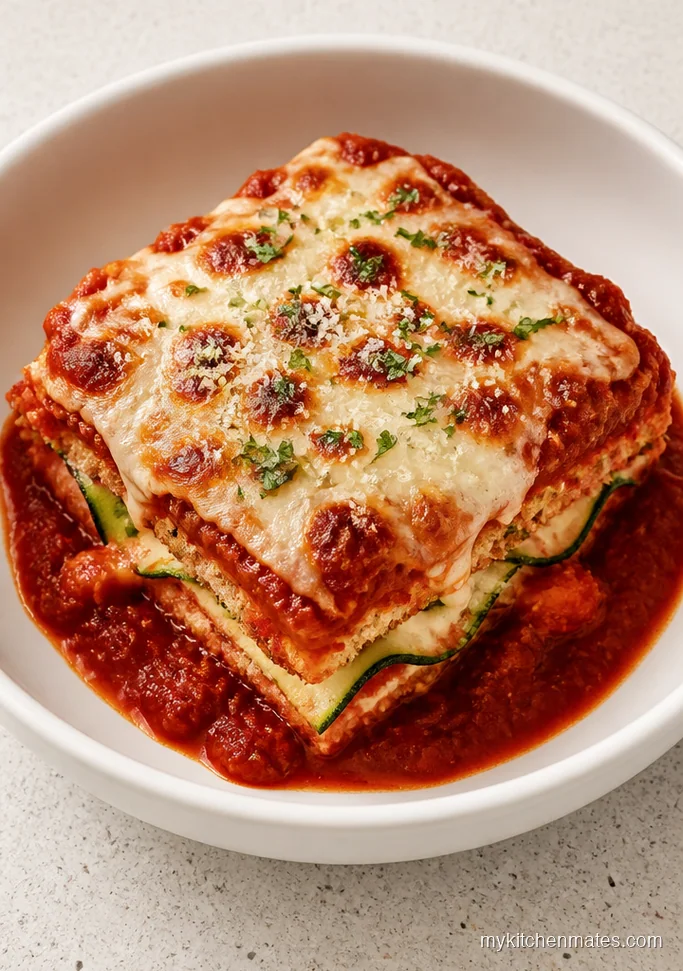 Chicken Parmesan Zucchini Casserole