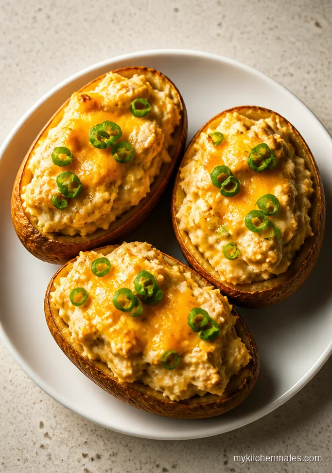 Chicken Ranch Stuffed Potatoes