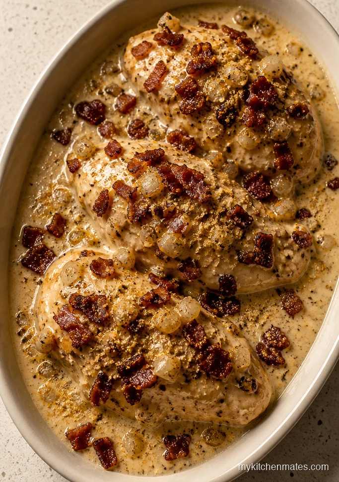 Chicken Ranch with Crispy Beef Bacon