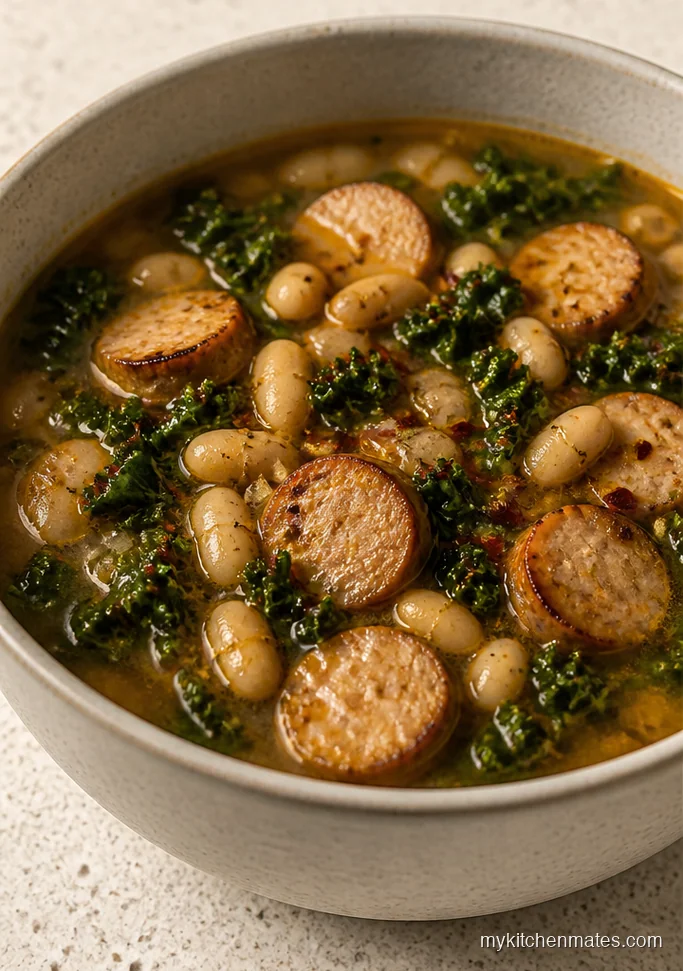 Chicken Sausage and Kale Soup