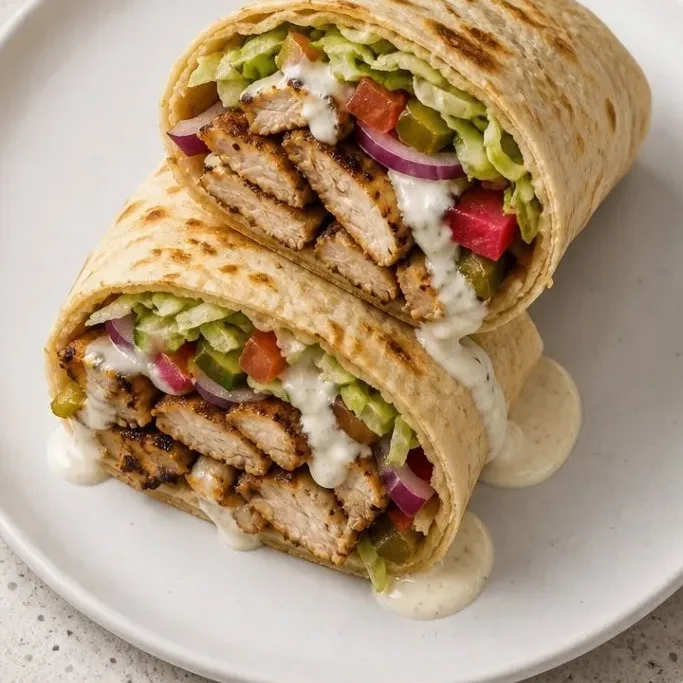 30-Minute Chicken Shawarma Wraps Chicken Shawarma Wrap