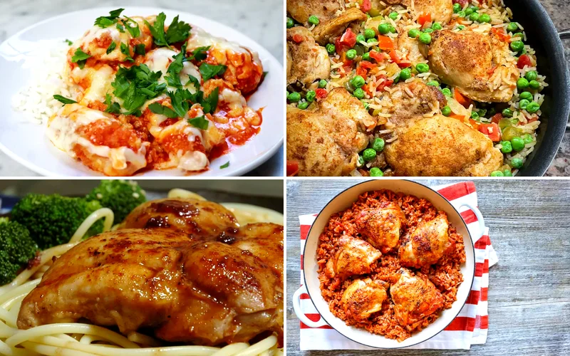 20 Simple and Fast Chicken Skillet Meals