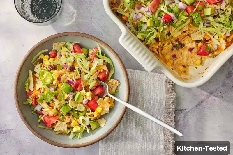 Chicken Taco Casserole chicken taco casserole 1