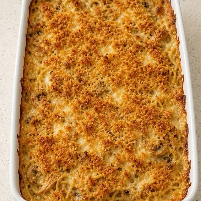 Creamy Chicken Tetrazzini Casserole in 45 Minutes Chicken Tetrazzini Casserole