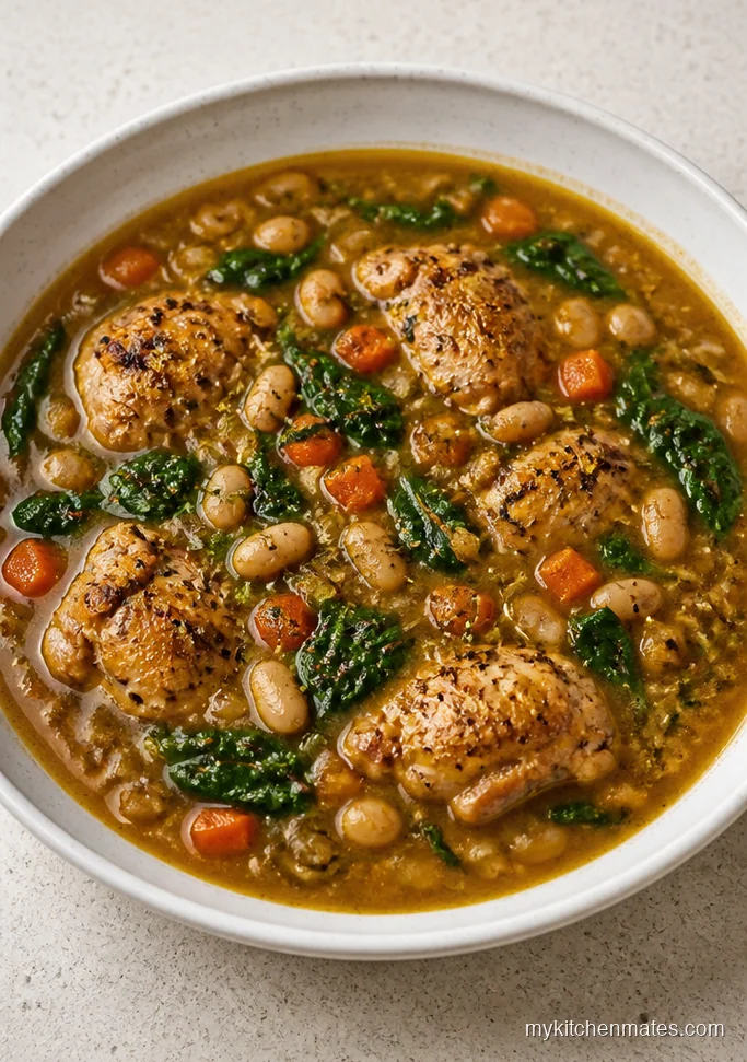 Chicken Thigh and White Bean Soup
