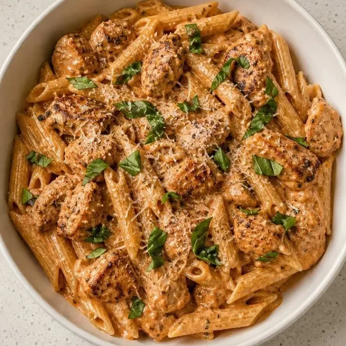 30-Minute Creamy Garlic Chicken Thigh Pasta Chicken Thigh Pasta Recipes