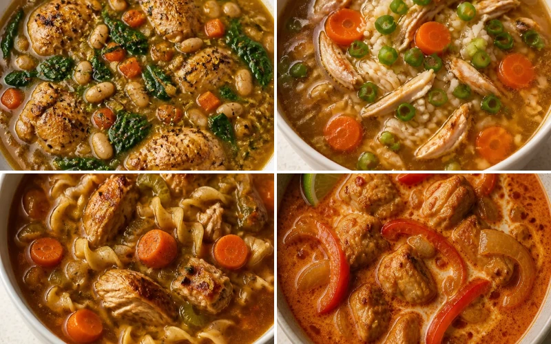 10 Chicken Thigh Soup Recipes That Taste Slow Simmered