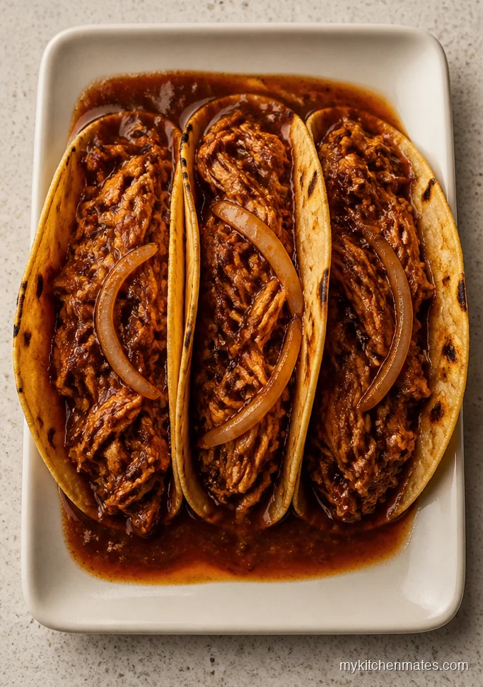 Chicken Tinga Crockpot Tacos