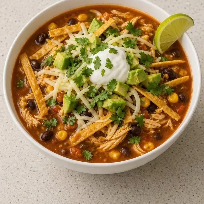 One-Pot Chicken Tortilla Soup Chicken Tortilla Soup