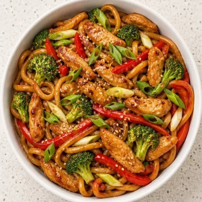 Chicken Udon Noodles