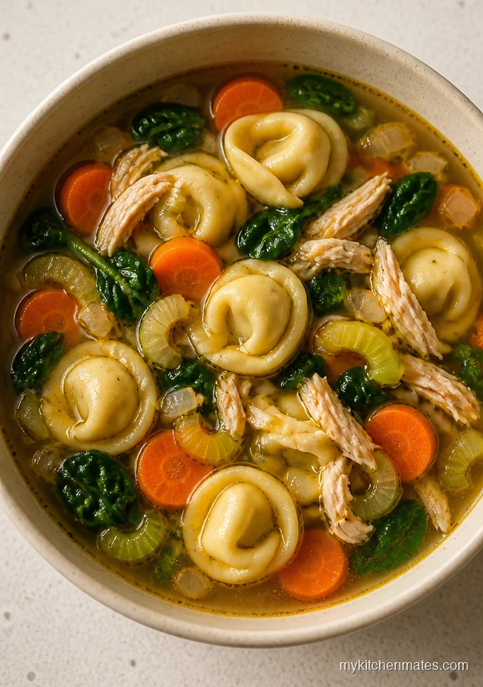 11 Crockpot Tortellini Soup Recipes for Cozy Low Effort Dinners Chicken Vegetable Tortellini Soup