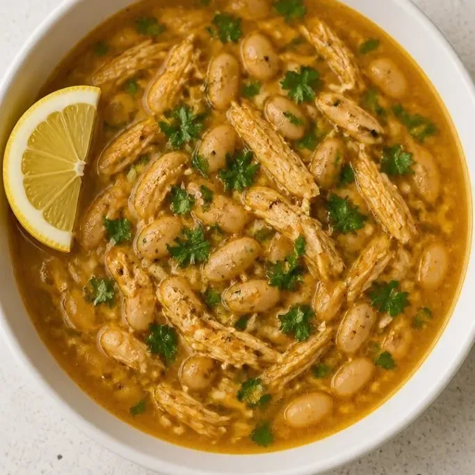 30-Minute Chicken White Bean Soup chicken white bean soup_featured_06n