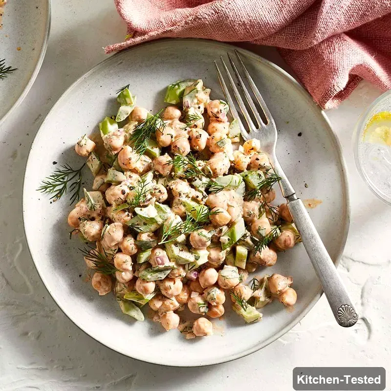 Chickpea "Chicken" Salad chickpea chicken salad