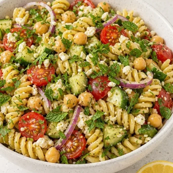Chickpea Pasta Salad