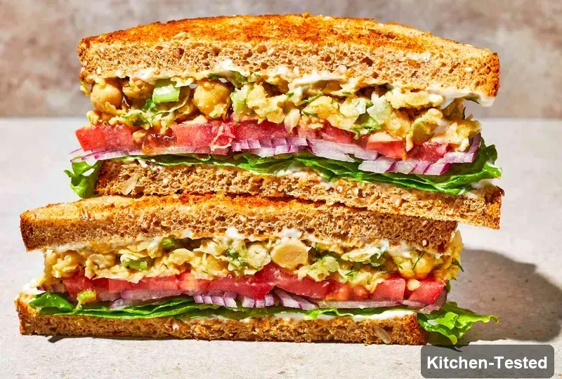 Chickpea Salad Sandwich chickpea salad sandwich