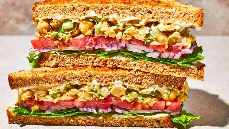 Chickpea Salad Sandwich Food photo of Chickpea Salad Sandwich