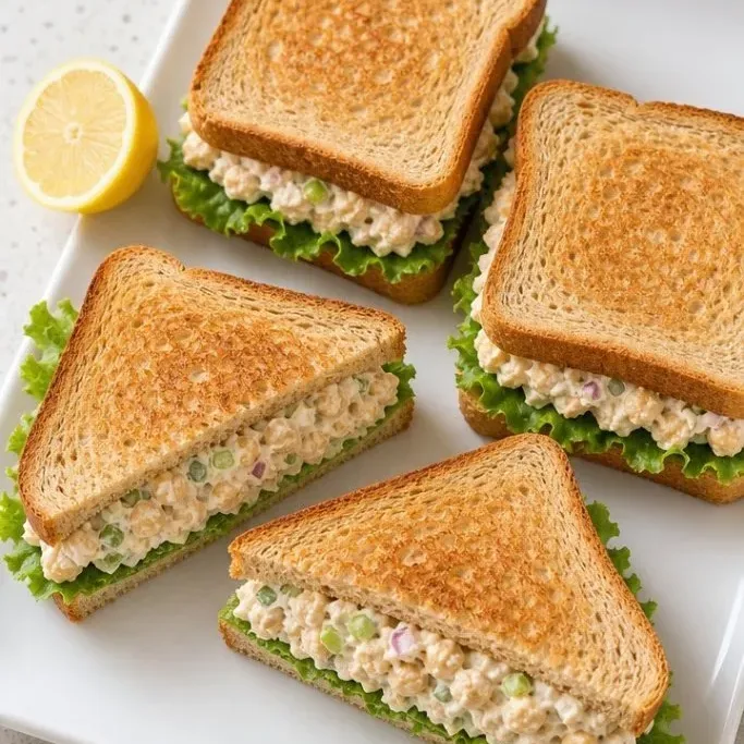 10-Minute Chickpea Salad Sandwich chickpea salad sandwich_featured_63v