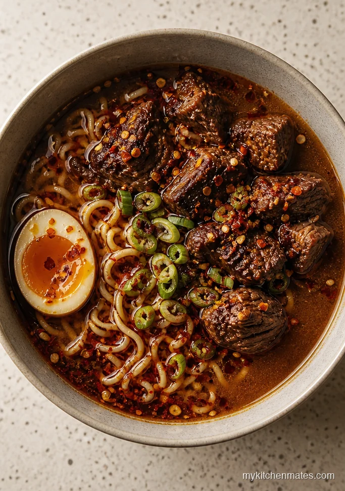 Chili Crisp Beef Ramen