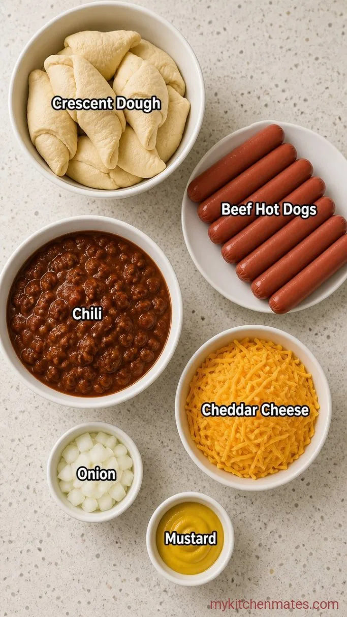 30-Minute Chili Dog Casserole Ingredients